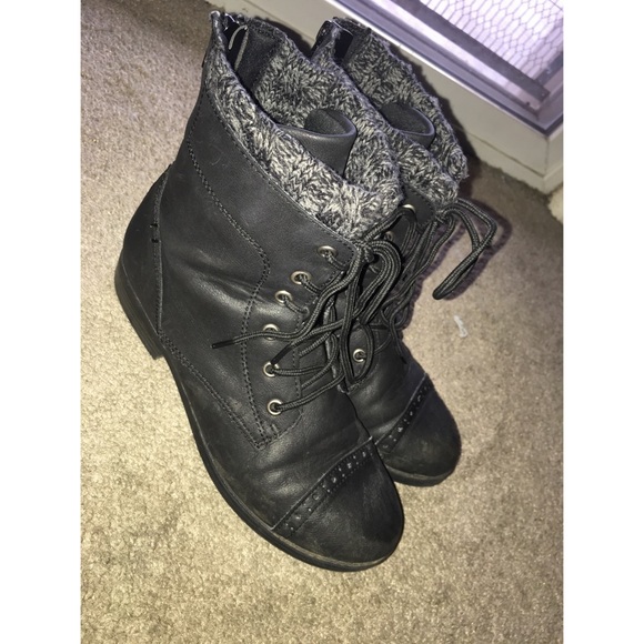Mudd | Tahoe Black Combat Boots