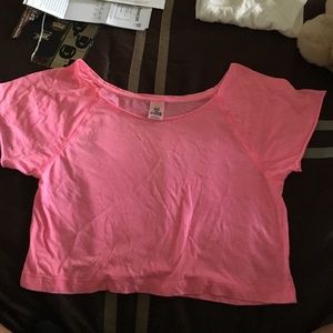 Hot pink Victoria's Secret crop top