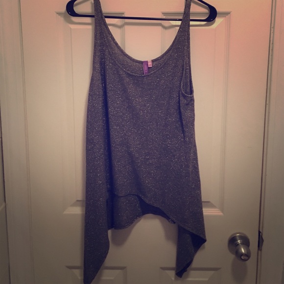 Silver shimmer tank!! A rare find