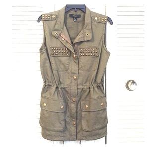 Olive Green Vest
