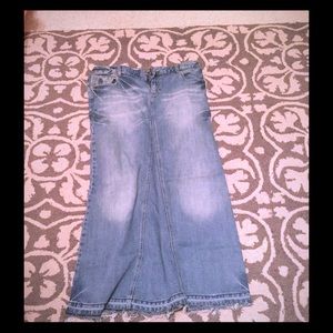 Maxi Jean skirt