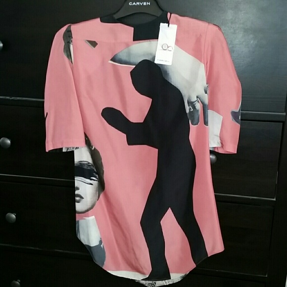 Carven silk top