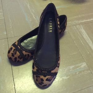Ralph Lauren Leopard Print Flats