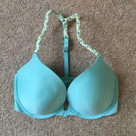 Victoria's Secret Braided Racerback Push-Up bra.