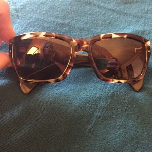 Smith Sunglasses - tortoise & olive green.