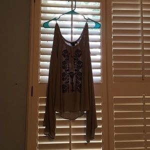 Off the shoulder blouse