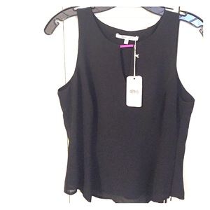 Chiffon tank with tags