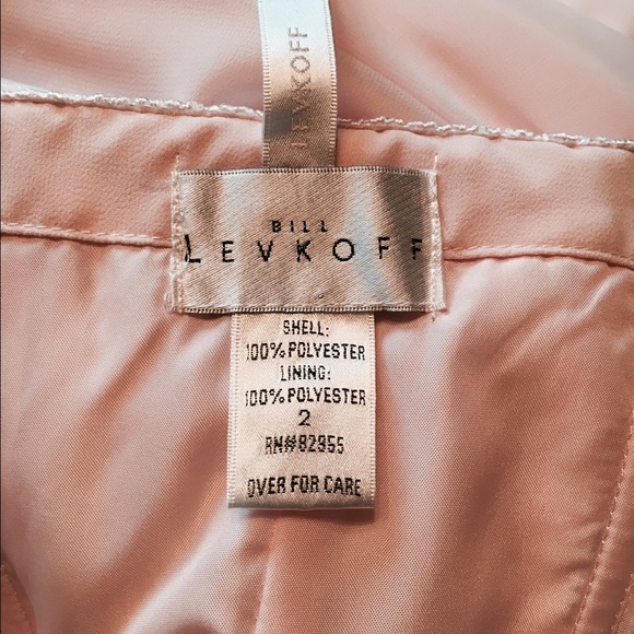 Bill Levkoff bridesmaid dress, petal pink