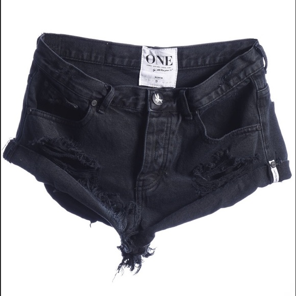 one teaspoon fox black bandit shorts size 25
