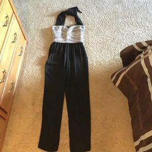 Gorgeous black halter jumpsuit