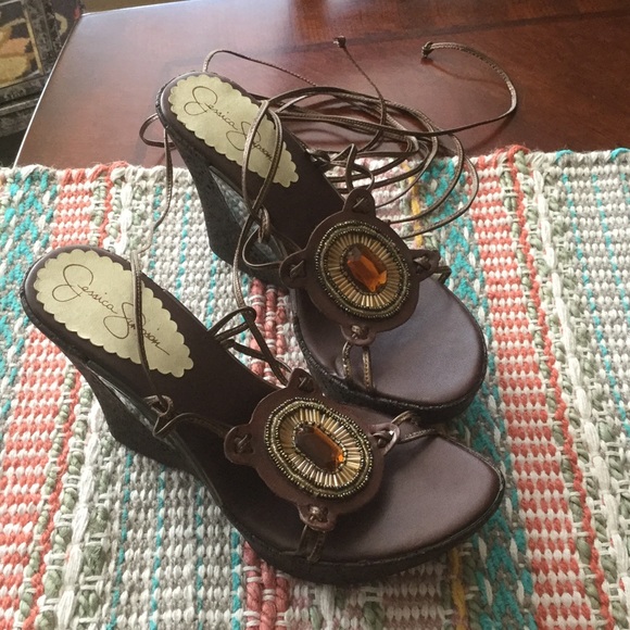 Jessica Simpson wedge sandals