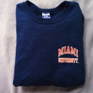 Navy Miami University Champion Pullover