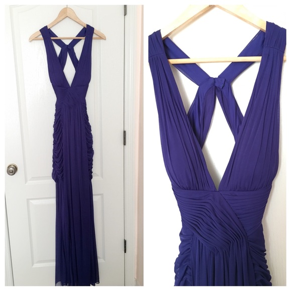 Beautiful. purple blue prom evening gown dress