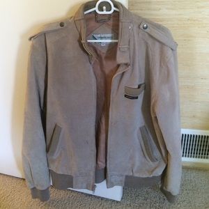 MEMBERS ONLY Suede Bomber