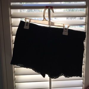Black shorts