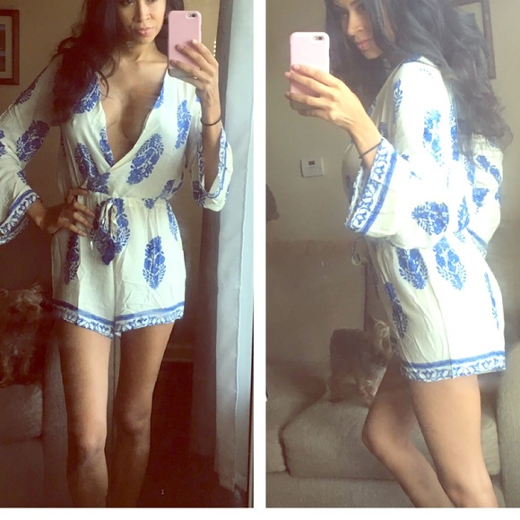 🔹Floral romper