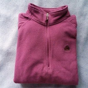 Pink Nike Zip-up fleece