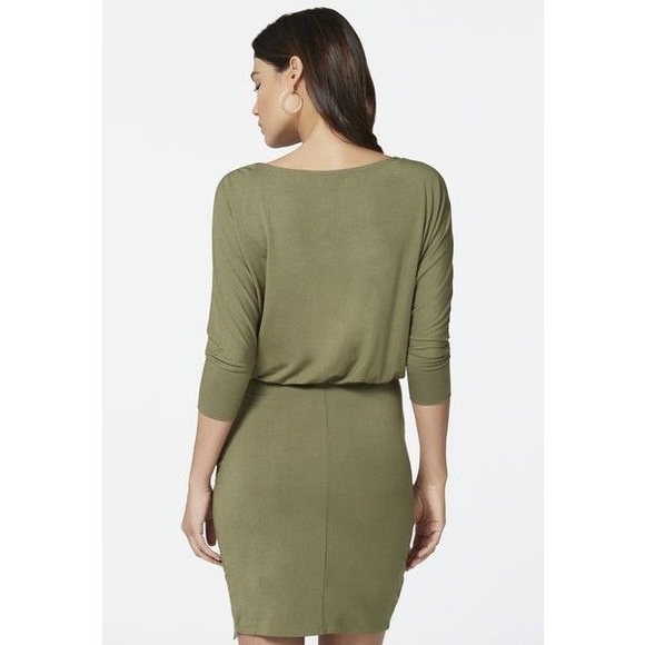 🎉HOST PIC 🎉Zipper Detail Dolman Dress ❤️ - Picture 2 of 4