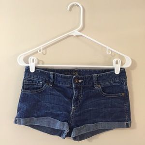 Express denim shorts