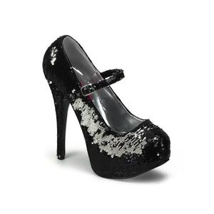 Bordello Teeze Sequin Mary Jane SIZE 6