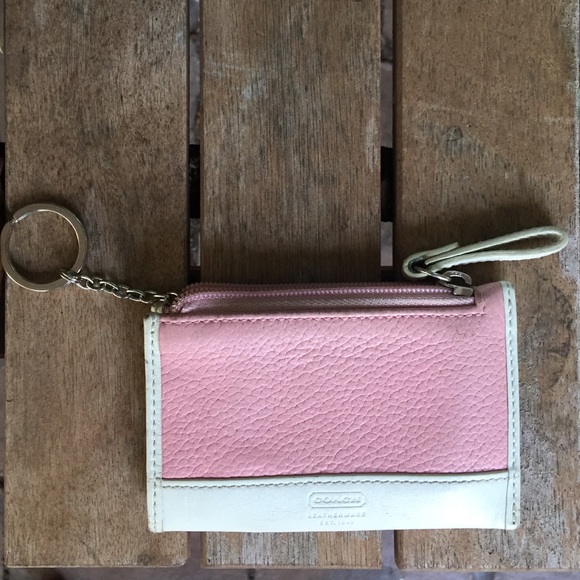 Coach mini keychain wallet