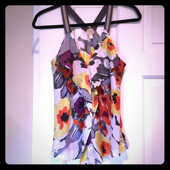 TEA & HONEY Colorful Abstract Cami- Xs
