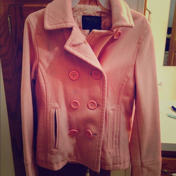 American Eagle pale pink coat