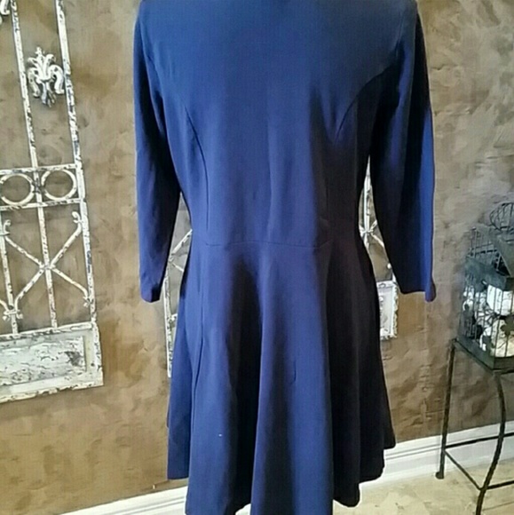 NWOT  H&M Basic navy tunic dress Size L - Picture 3 of 4