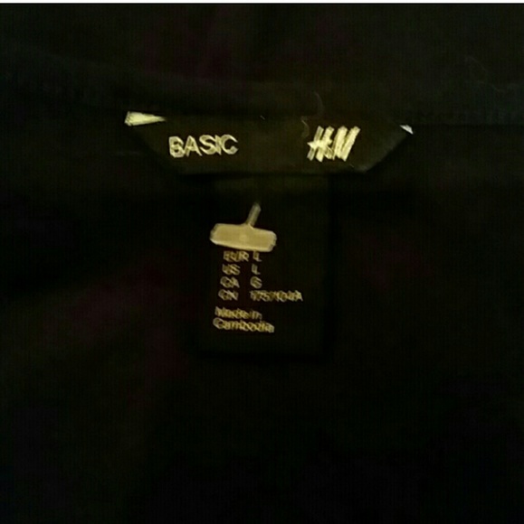 NWOT  H&M Basic navy tunic dress Size L - Picture 4 of 4