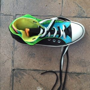 Multi-colored Converse