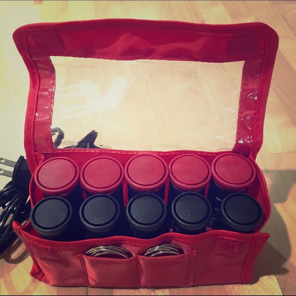 ✖️SOLD✖️ Remington Ceramic Rollers Travel Set - Picture 1 of 4