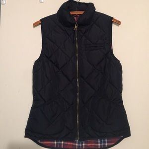 H&M navy quilted vest