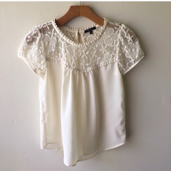 Monteau Tops - Lace Crochet Top