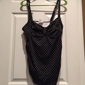 motherhood maternity tankini top! large