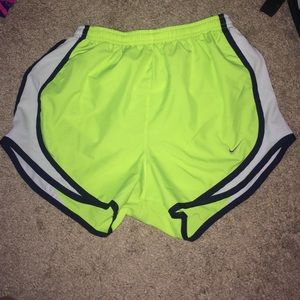 Neon Yellow Nike shorts