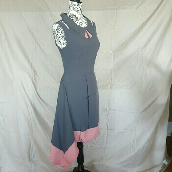 🌞 FLASH SALE🌞Retro Asymmetrical Dress - Picture 2 of 4