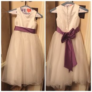 David's Bridal Flower Girl Dress Size 5