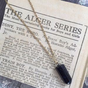 🆕Blue Sandstone • Long Pendant Necklace