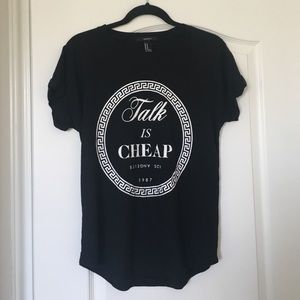Black Forever 21 Graphic Tee