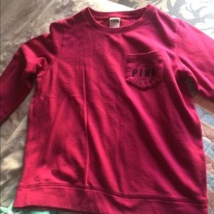 PINK crewneck sweater