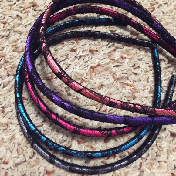 Candies set of 4 lace and colorful headbands