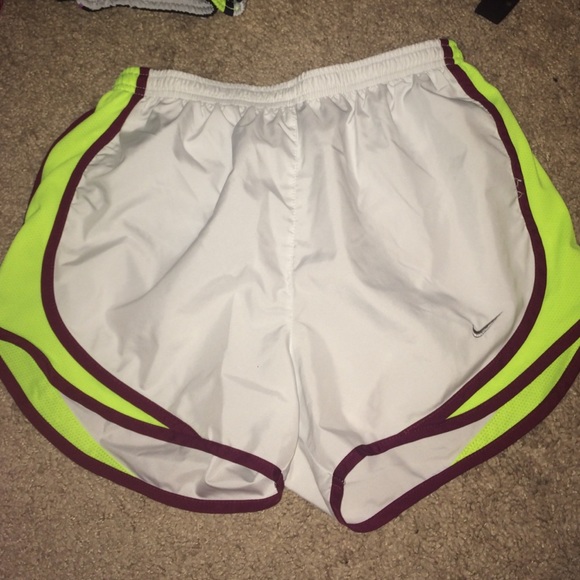 white Nike shorts