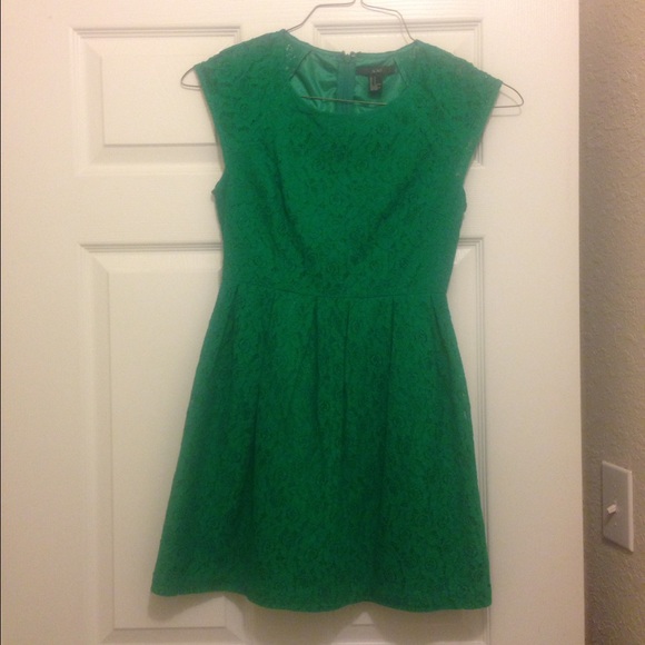 Bright green summer dress size S