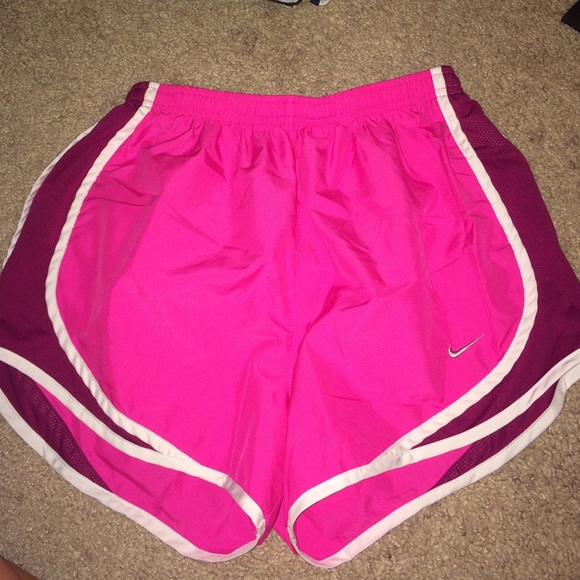 pink Nike shorts