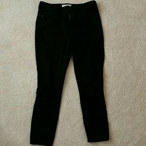 High waist black jeans