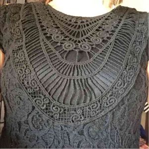 Medium black lace dress