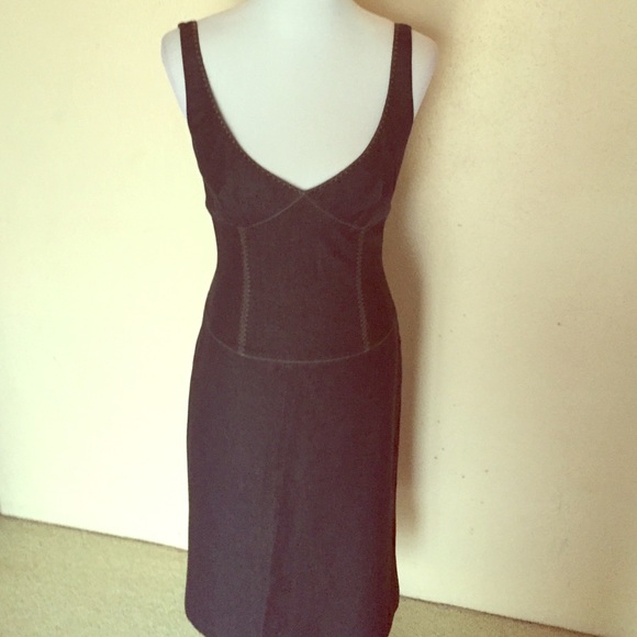 Tahari denim dress - Picture 2 of 3