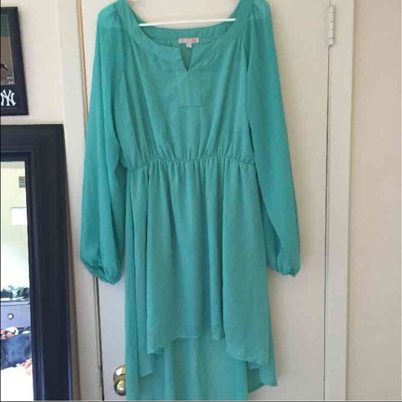 Large teal Gianni Bini Dress - Picture 3 of 4