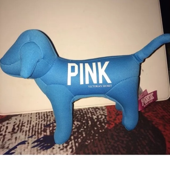 Victoria's Secret PINK blue real mini dog 1986