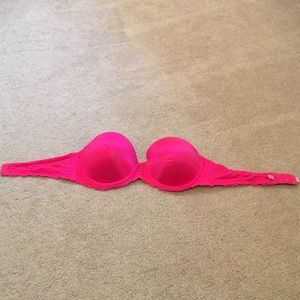 Hot Pink Victoria Secret push-up bra